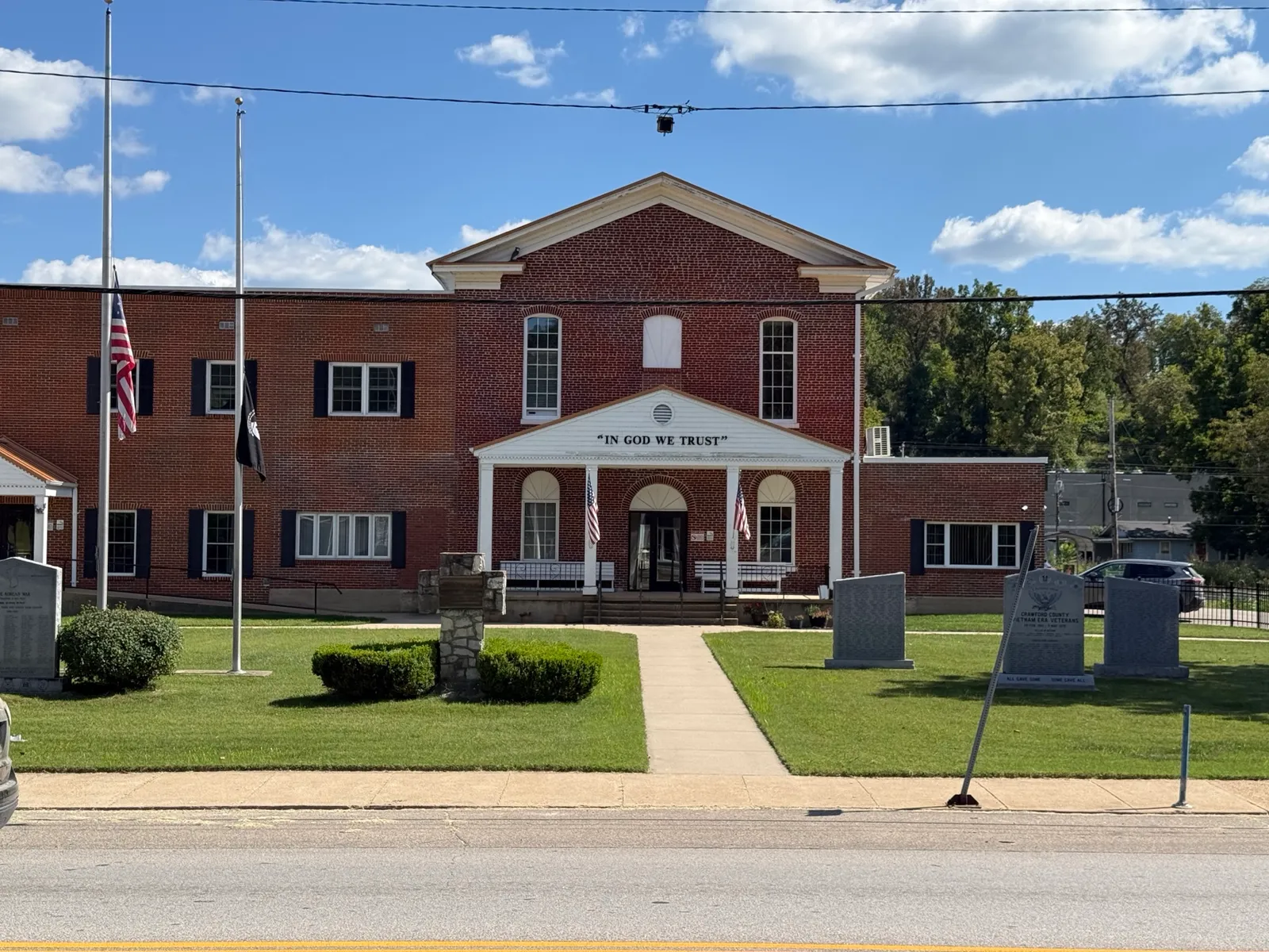 Brick Missouri county courthouse, representing institutional accountability in sexual abuse negligence cases